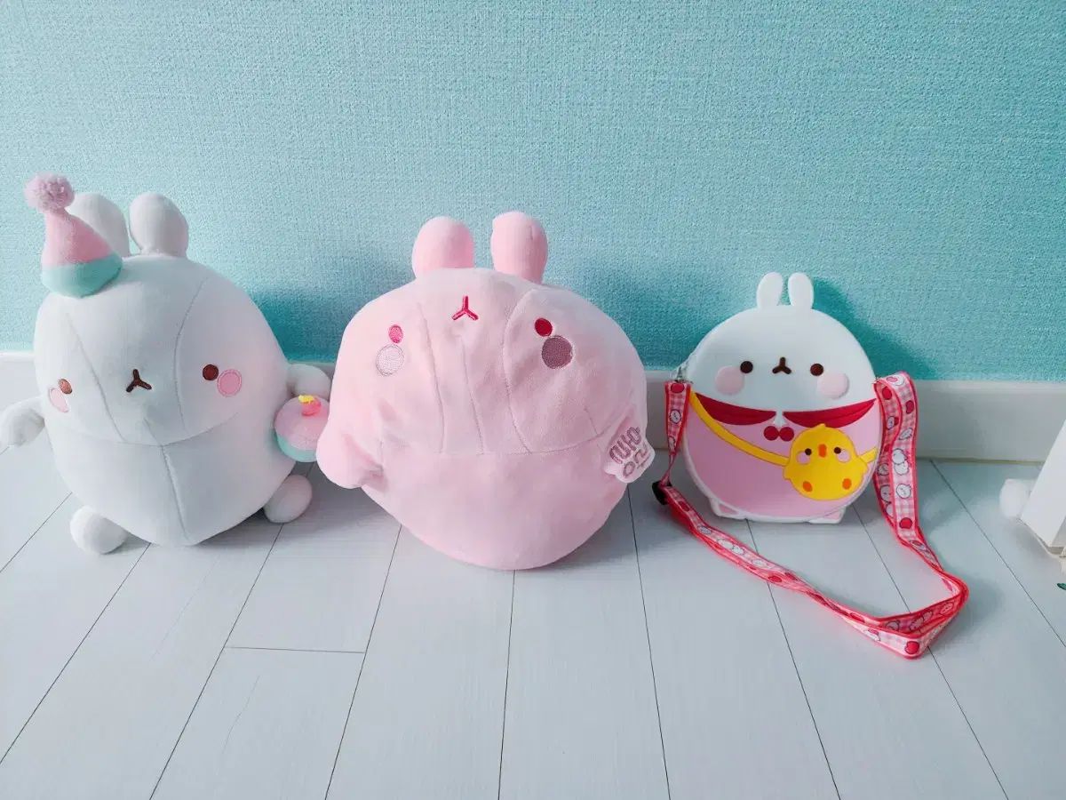 モラン 人形 2 犬 バッグ 3 まとめ売り おもちゃ