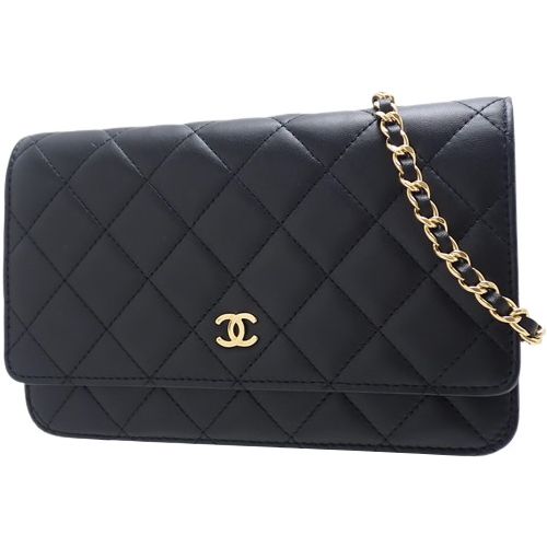 CHANEL(シャネル) マトラッセ ココマーク チェーンウォレット 長財布 