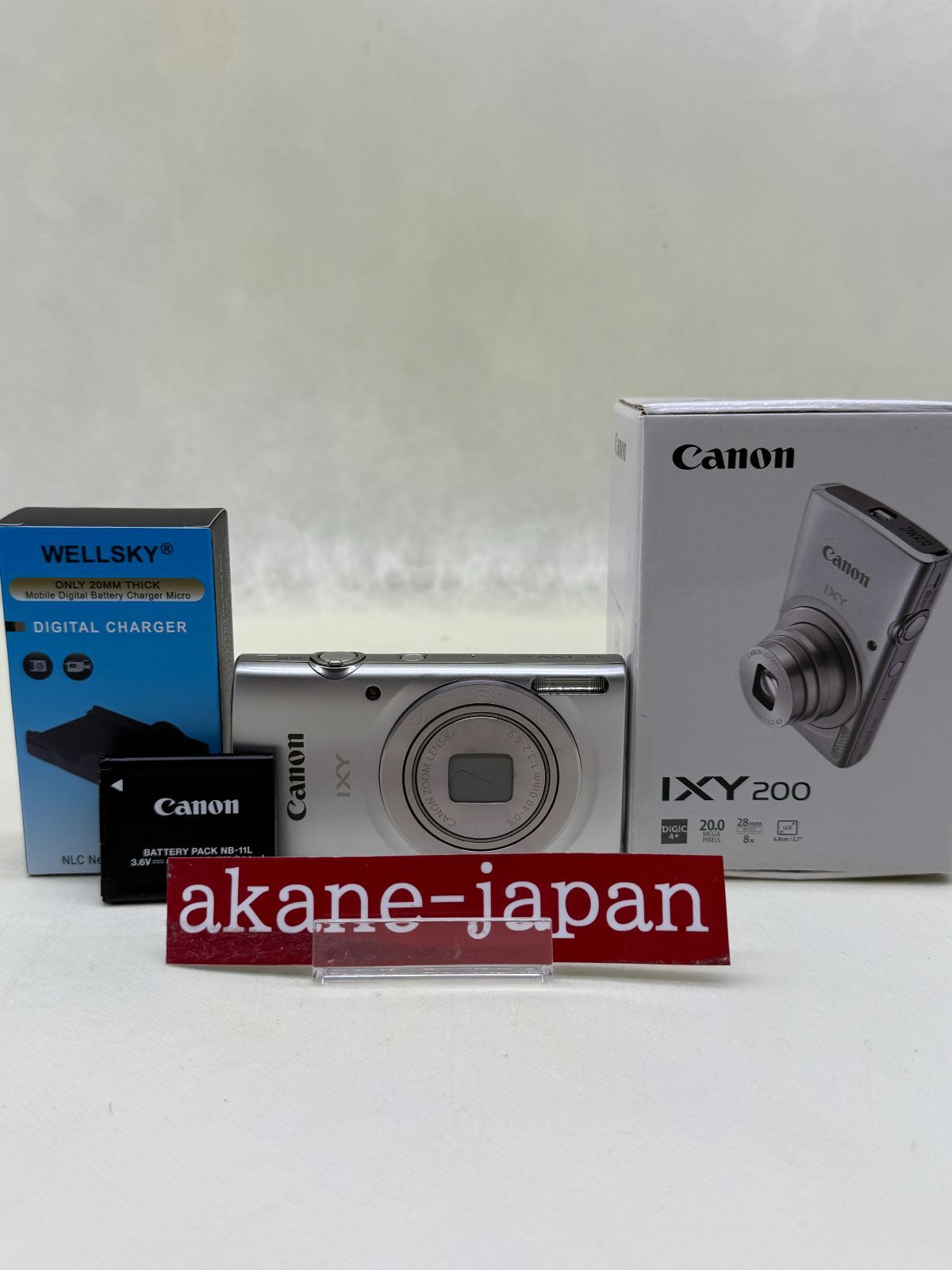 Canon IXY 200 シルバー コンパクトデジカメ #263 - メルカリ