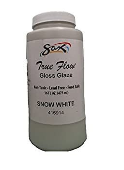Sax Lead-Free Non-Toxic Gloss True Flow Glaze - 1 Pt. - Snow White