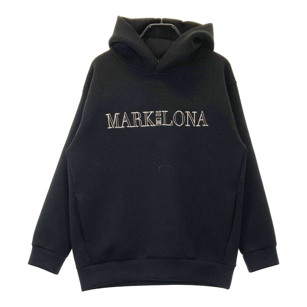 サイズ 50 MARK-LONA マークアンドロナ 2025年モデル ダンボールニット 長袖パーカー ブラック系 240101463027 ゴルフウェア メンズ ストスト