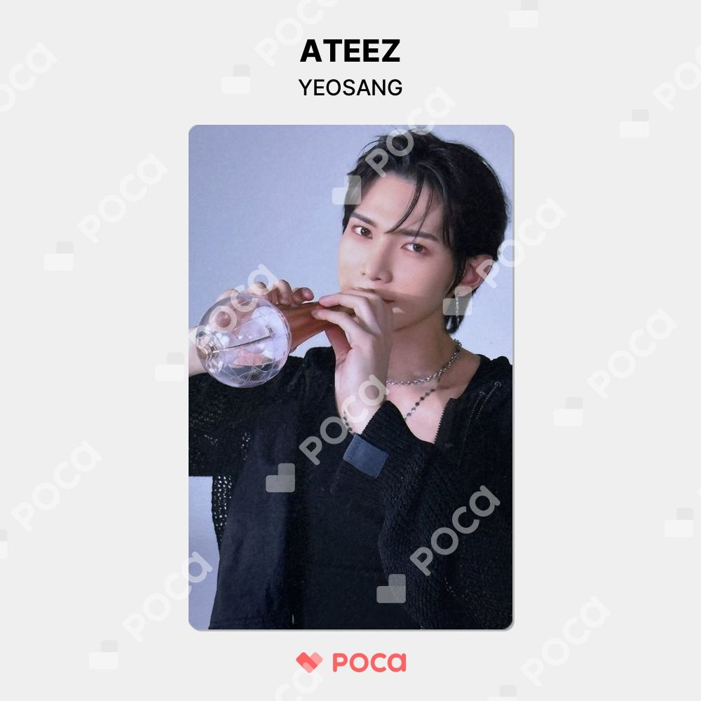 ATEEZ アチズ ヨサン トレカ 直筆サイン ATINY ZONE ヨーロッパ ATEEZ ヨサン 2025 ソウルコン ATINY ZONE 限定 両面トレカ