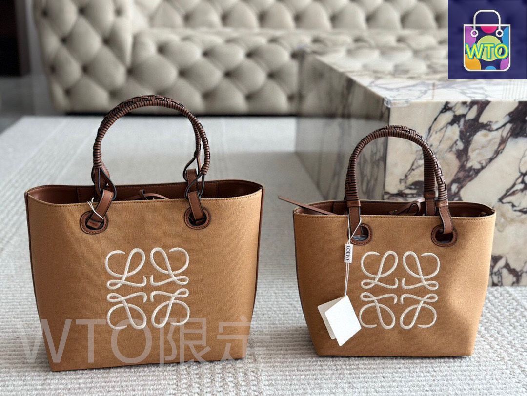 今日特価】Loewe Canvas Tote Bag ロエベ キャンバス