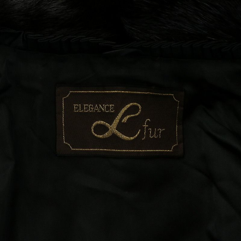 サガミンク Elegance L fur 毛皮コート ブラウン Fサイズ　銀サガ サガミンク SAGA MINK 銀サガ エレガンスエルファー Elegance L