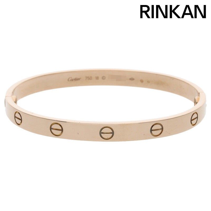 カルティエ  LOVE BRACELET/ラブブレス K18PGブレスレット メンズ 18