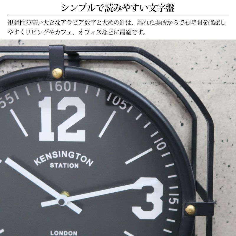 electriqueヴィンテージ ウォールクロック インダストリアル 壁掛け時計 ウォールクロック 壁掛け時計 アンティーク インダストリアル レトロ