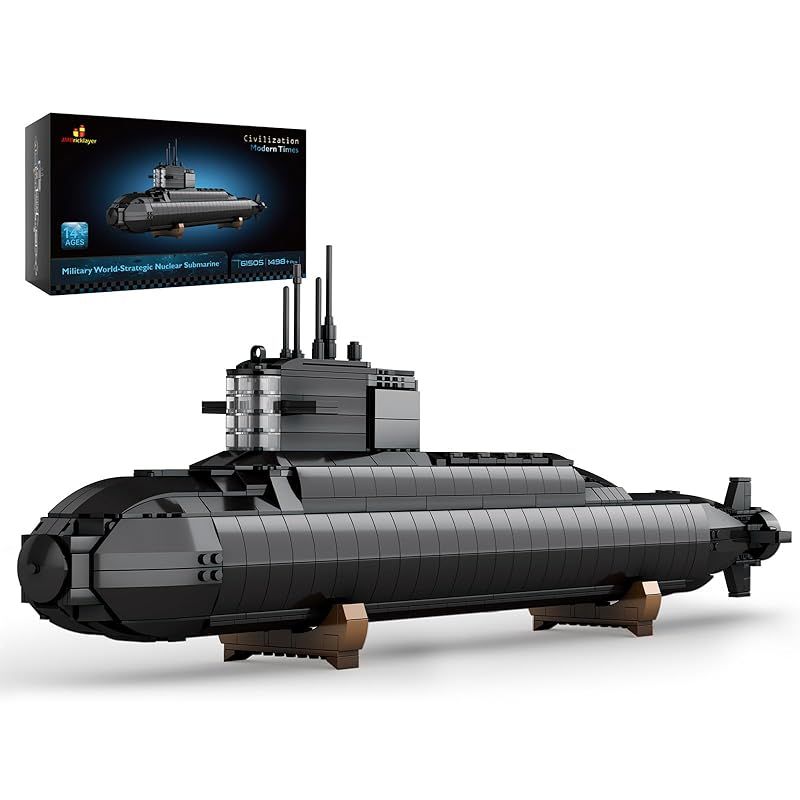 新品】 JMBricklayer 原子力潜水艦組み立てセット、潜水艦