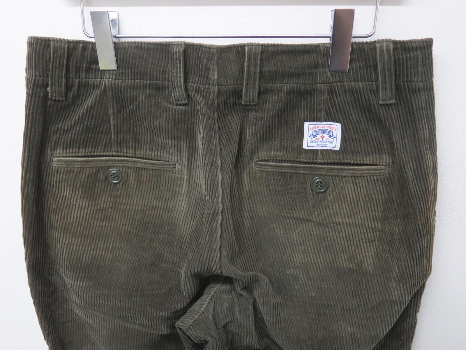 DESCENDANT ディセンダント 202BRDS-PTM01 20AW DC-6 CORDUROY