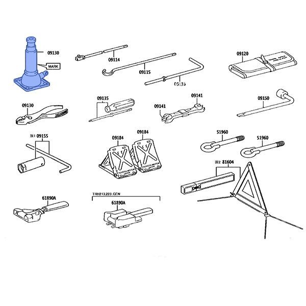 純正 部品 トヨタ ハイエース レジアスエース 車載ジャッキ ジャッキASSY スクリュージャッキ TOYOTA カスタム パーツ ドア T673 FFCRYSTALESIA_COM