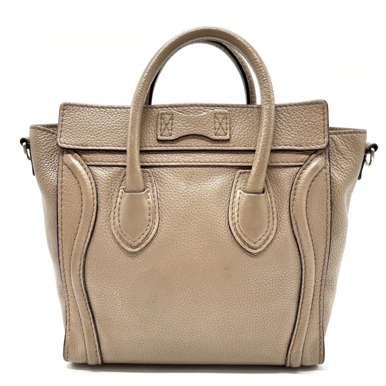 CELINE 軽量 ナイロントートバッグ ショルダーバッグ ゴールド CELINE セリーヌ ショルダーバッグ スモール カバ アナイス
