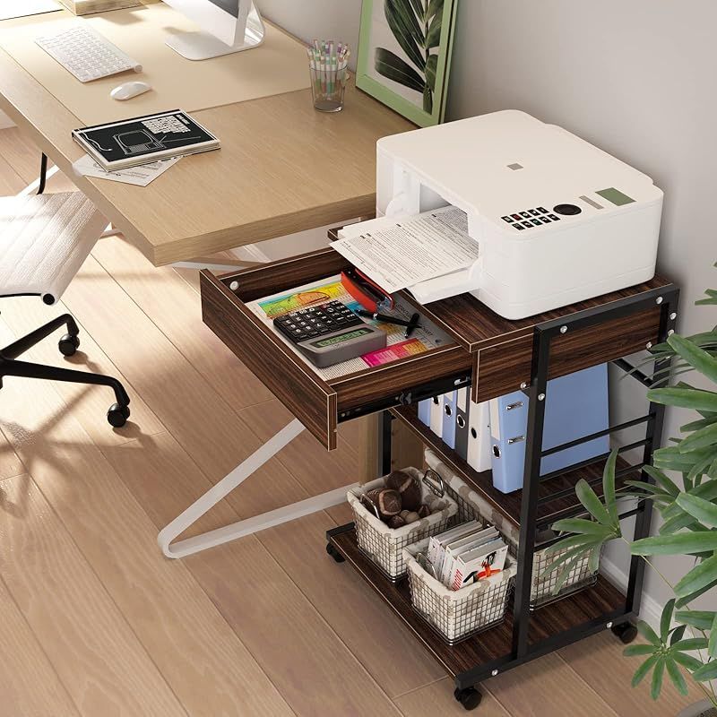 山善(YAMAZEN) ワゴン キャスター付き 3段 鍵付き キャビネット