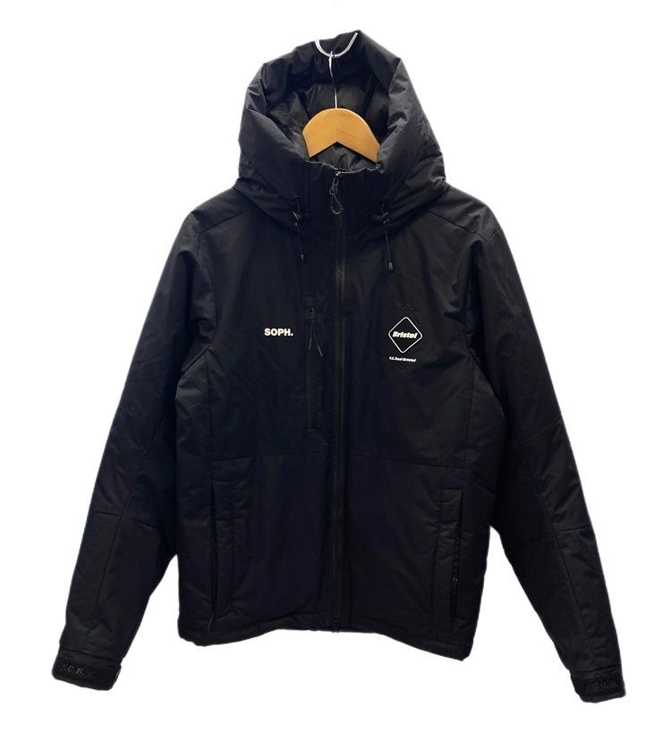 【French work】butcher jacketエフシーアールビー F.C.R.B. TOUR DOWN PARKA 19AW ツアー ダウン 黒 アウター FCRB-192010 ジャケット ロゴ ブラック Mサイズ 101MT-2031