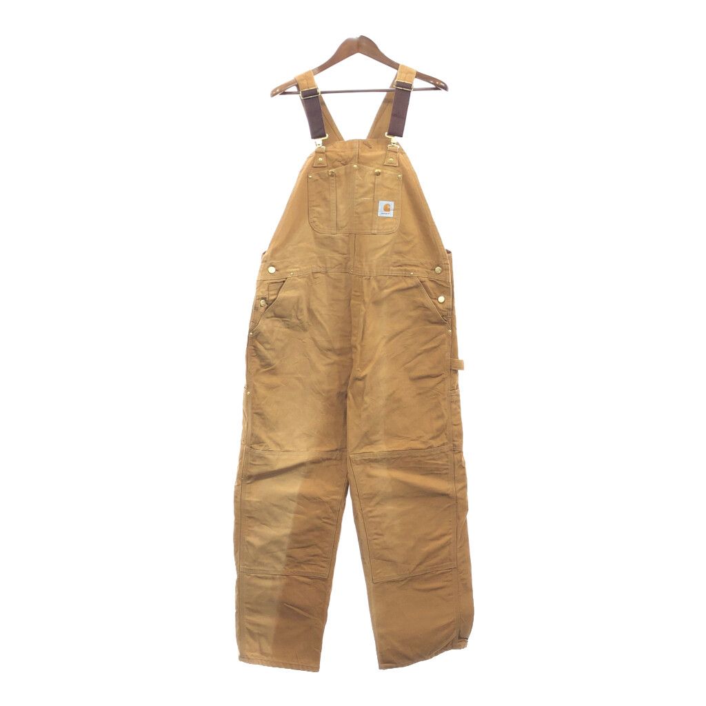90年代 USA製 Carhartt カーハート ダック ダブルニー ビブ