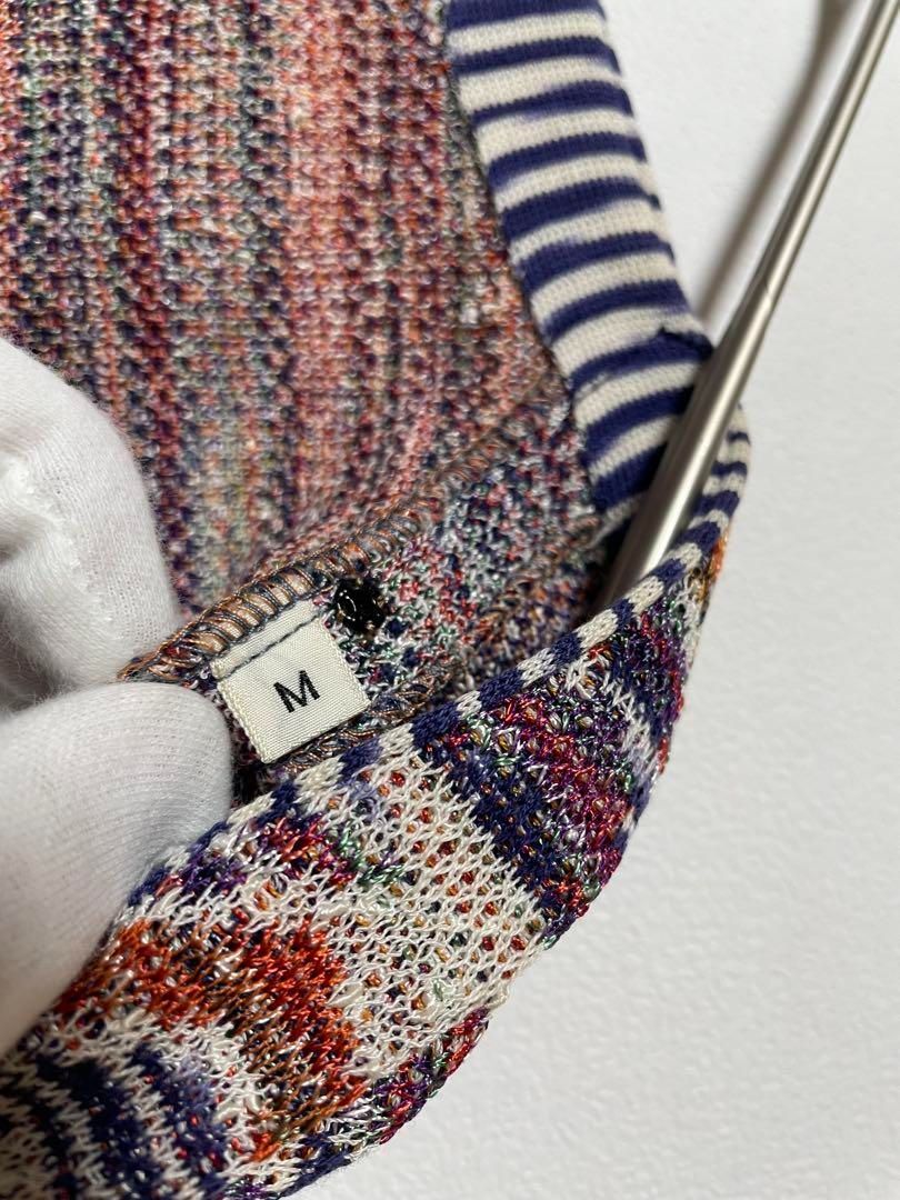 MISSONI ミッソーニ ニット ジャケット コート マルチカラー Mサイズ