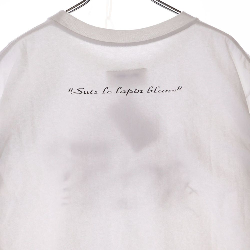 MM6 Maison Margiela ホワイト Rabbit Print Tシャツ MM6｜ホワイトラビットプリント Tシャツ | Rakuten Fashion(楽天