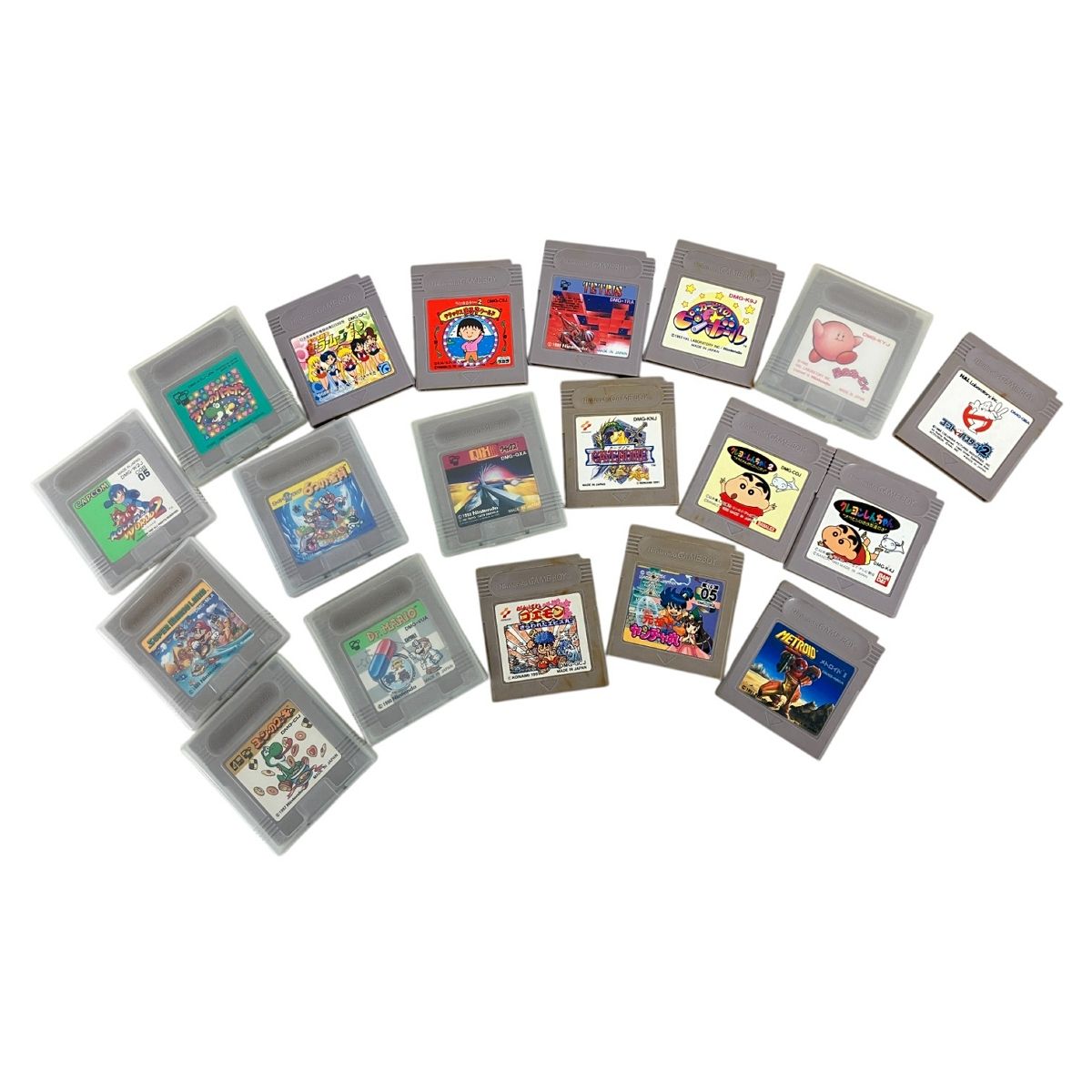 Nintendo メトロイド2 カーブノア がんばれゴエモン ロックマン 他 ゲームボーイ ソフト 19本 おまとめ ジャンク K9968181