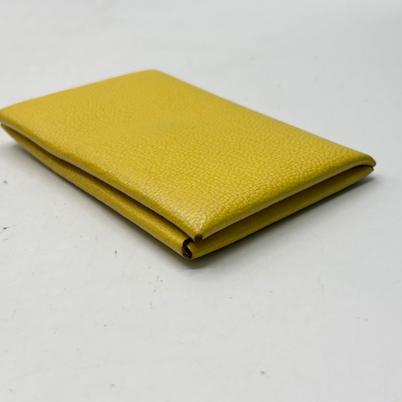 新品未使用】HERMES カルヴィ カードケース イエロー エルメス 新品未使用】HERMES カルヴィ カードケース イエロー エルメス