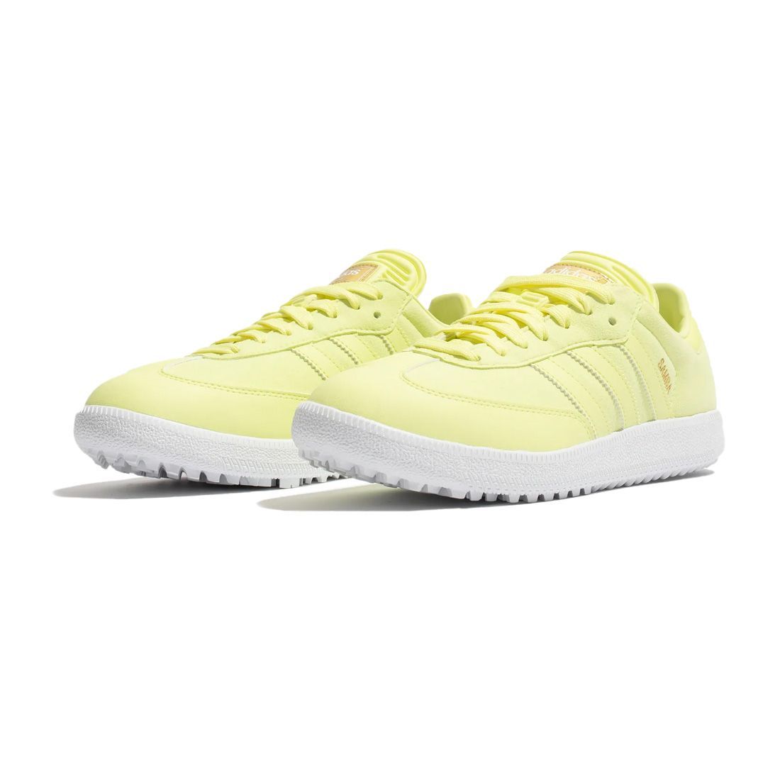 adidas (アディダス) ゴルフシューズ SAMBA SPIKELESS GOLF SHOES SPECIAL EDITION (サンバ スパイクレス ゴルフ シューズ スペシャル エディション) メンズ イエロー HP7877