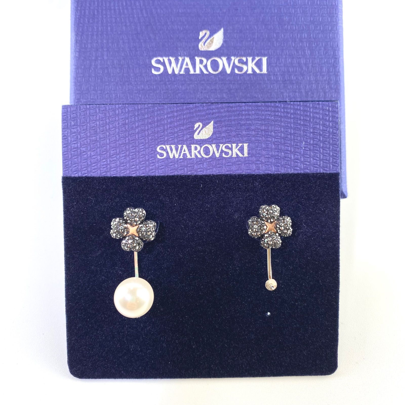 訳あり】SWAROVSKI スワロフスキー Latisha ジャケットピアス - メルカリ