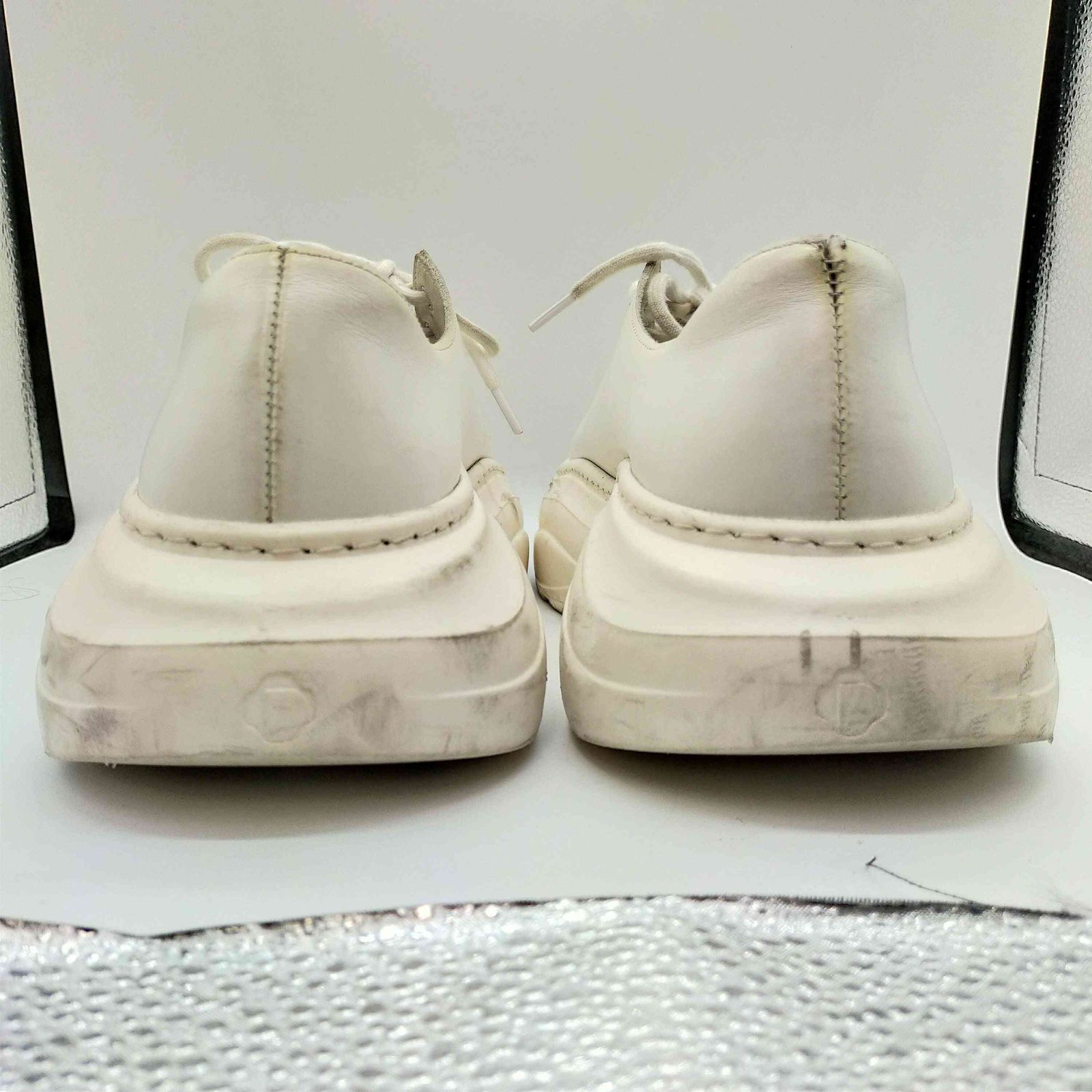 【大人気❣️美品】コムデギャルソン ラバーソールゴールドプレーントゥ 24.5 コムデギャルソン COMME des GARCONS 24SS 041-IDOINE LT