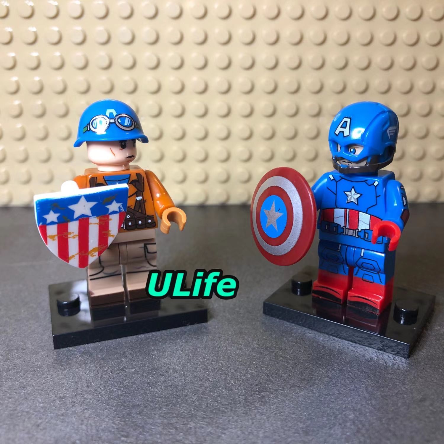 レゴ互換 キャプテン・アメリカ8体セット アベンジャーズ マーベル