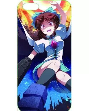 [Used] Doujin Mobile, PC, Game Accessory Related [Touhou Project] iPhone 5/5S Case Reiwu Road Sora (World)/Ah Ah Sang Kai (Oh That's Right)