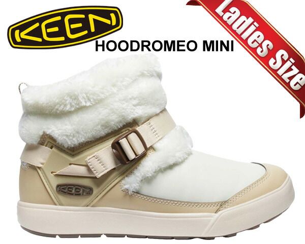 キーン ウィメンズ フッドロメオ ミニ ブーツ KEEN HOODROMEO MINI BIRCH|BIRCH 1027848 バーチ ホワイト レディース スニーカー ミッドカット