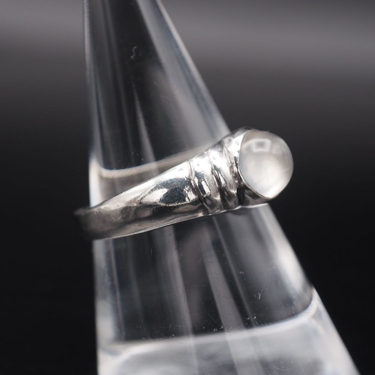 B065 キャッツアイストーン 925刻印 リング デザイン シルバー