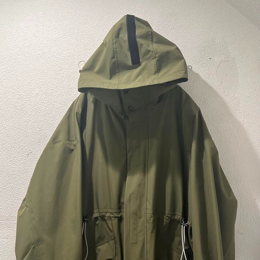 UN3D. アンスリード ミニマムマウンテンコート size36 カーキグリーン