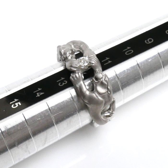 Carrera y Carrera カレライカレラ K18WG ホワイトゴールド パンサー  