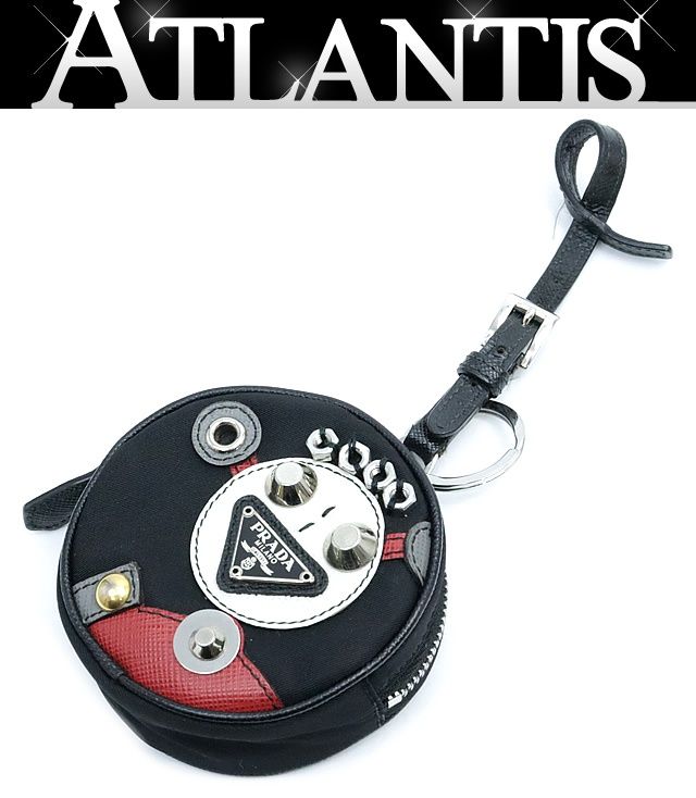 広尾店 プラダ PRADA ロボットコインケース バッグチャーム 17416