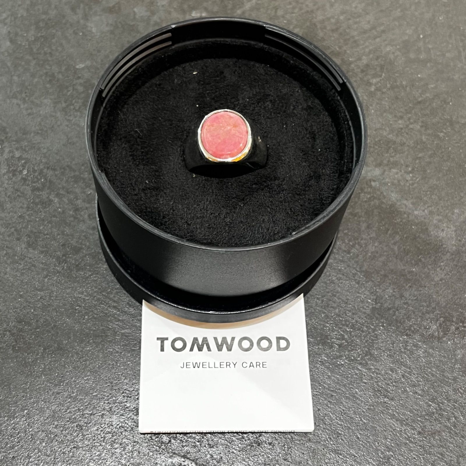 TOMWOOD トムウッド オーバルピンクロードナイトリング 指輪 【公式通販】