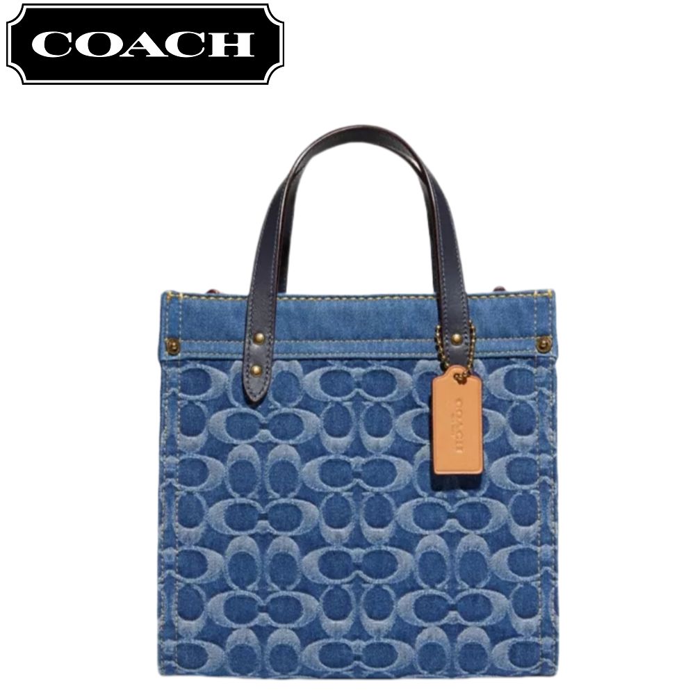 コーチアウトレット】COACHバッグ CA580 B4UDF シグネチャー デニム  