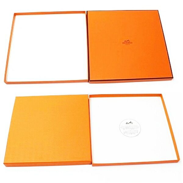HERMES エルメス スカーフ空箱 5個セット エルメス スカーフ空箱 5個セット ボックス オレンジ 中古 ABランク