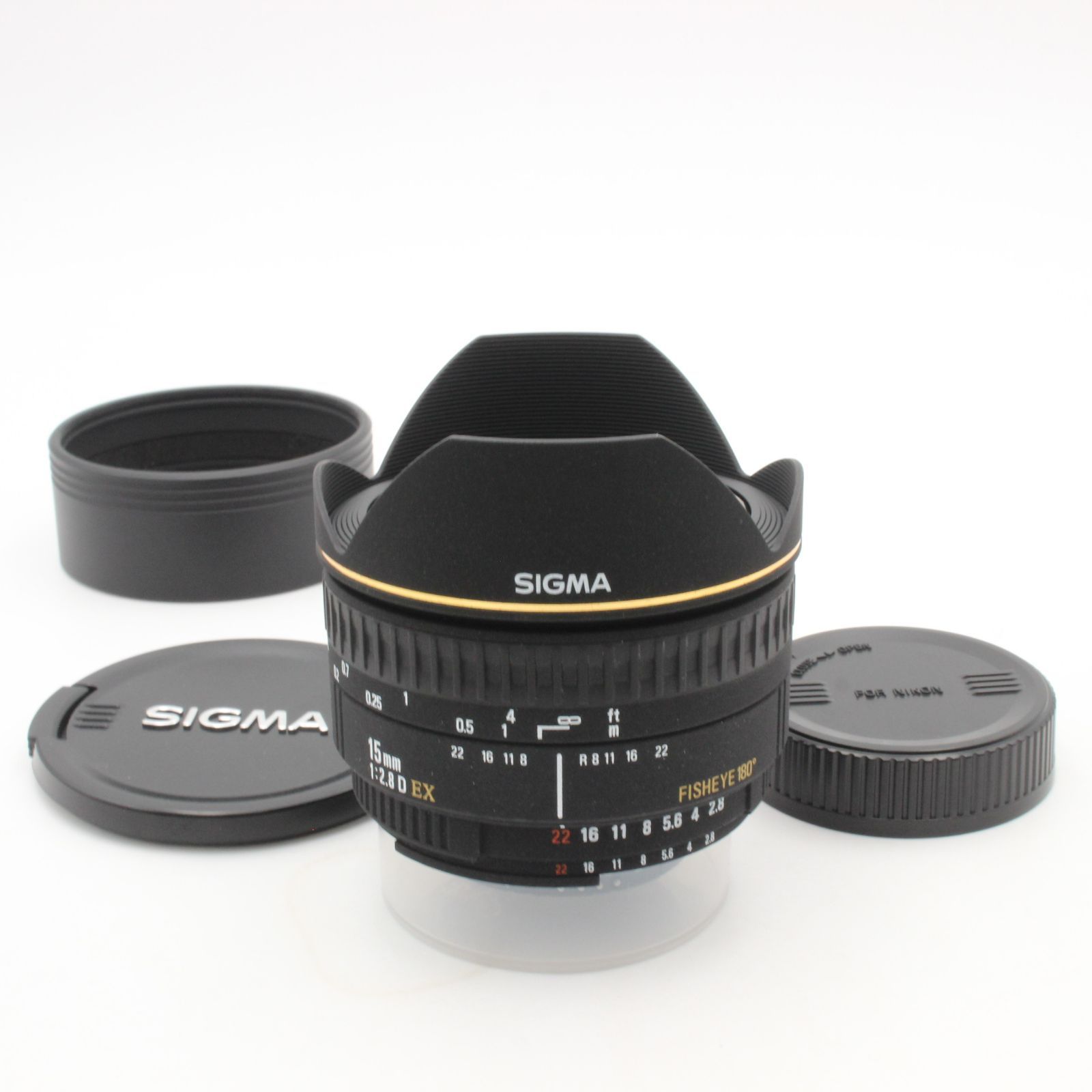 美品】 SIGMA シグマ 15mm f2.8 D EX FISHEYE 180° sigma ニコン