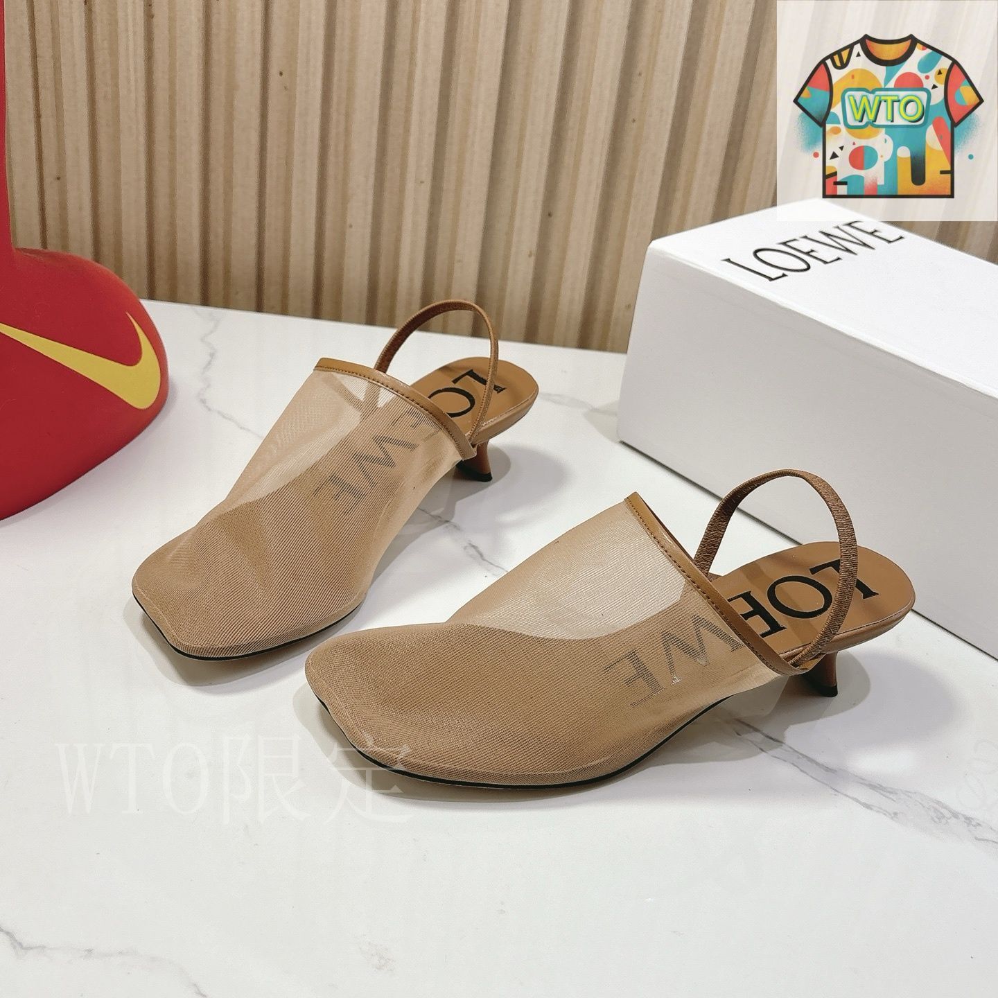 LOEWE デザインハイヒール　サンダル Loewe Petal Leather Sandals – Fashion Full Circle