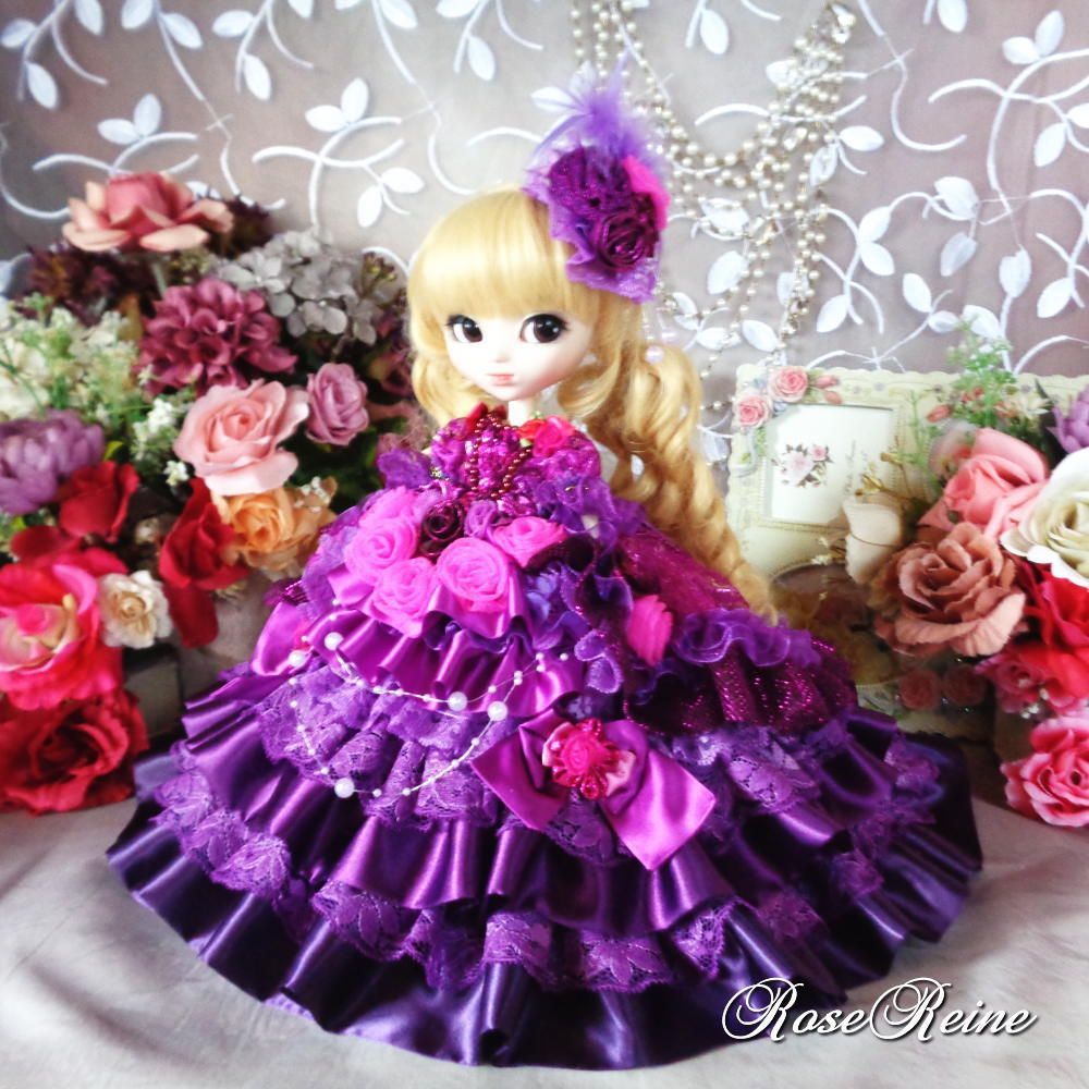 【正規品質保証】 アンネローゼ王妃のバイオレットグラデーション ボリューム 洋服