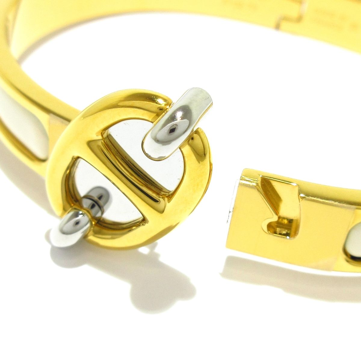 エルメス　バングル　美品 HERMES エルメス ブレスレット バングル コリエドシアン S