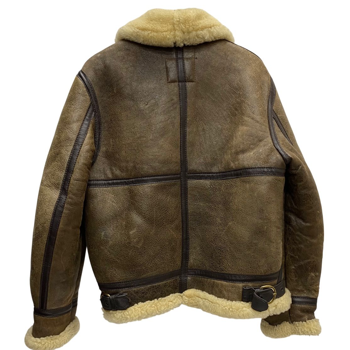 SCHOTT ショット B-3 ムートンジャケット ブラウン size32 Schott ショット B-3 ムートンジャケット ブラウン size32 瑞穂