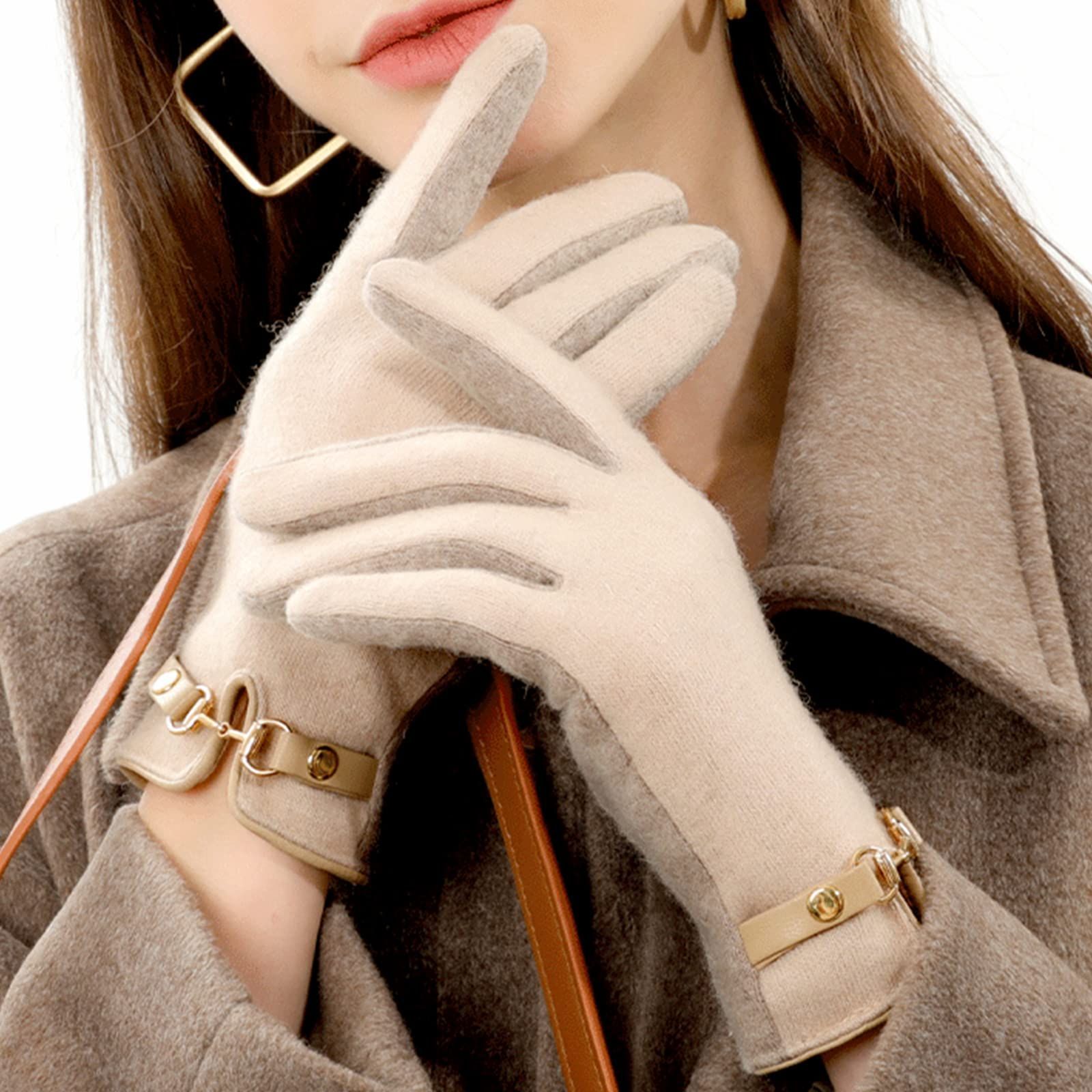 売切注意 お急ぎ下さい レディース 冬 手袋 防寒手袋 女性 暖かい かわいい 自転車 Lycharoty プレゼント ウール 展開
