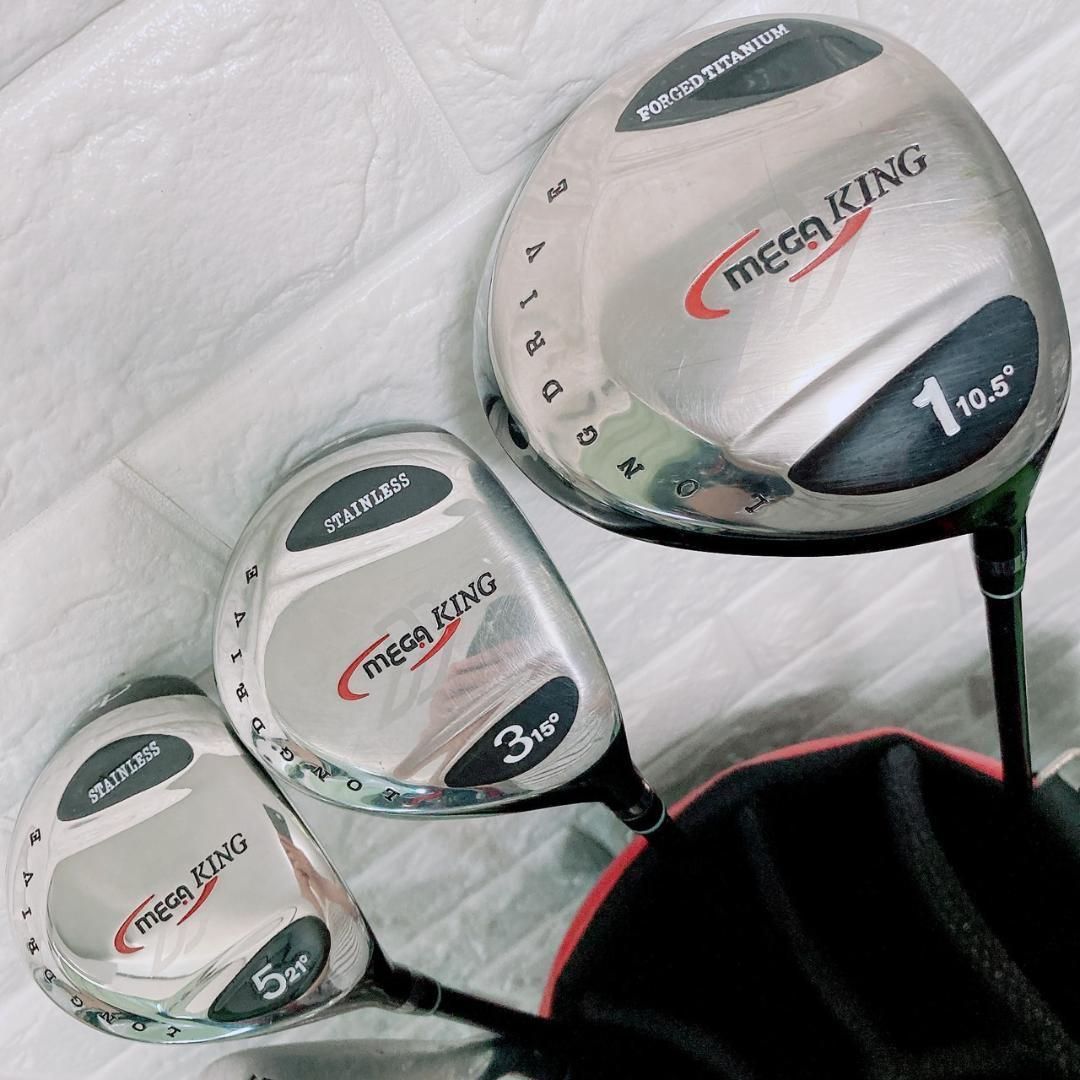 ゴルフクラブ メンズ セット MEGAKING AXEL 11本 初心者 ゴルフクラブ メンズ セット MEGAKING AXEL 11本 初心者 ゴルフクラブ