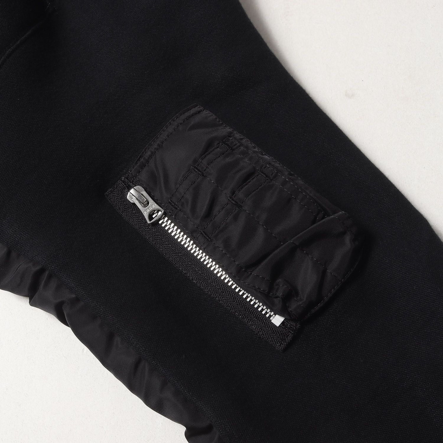 Sacai サカイ ジャケット サイズ:1 / 20SS MA-1ドッキング ス スポンジ 