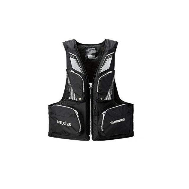 安い シマノ VF-142Q NEXUS フローティングベスト ブラック 2XL | 釣具