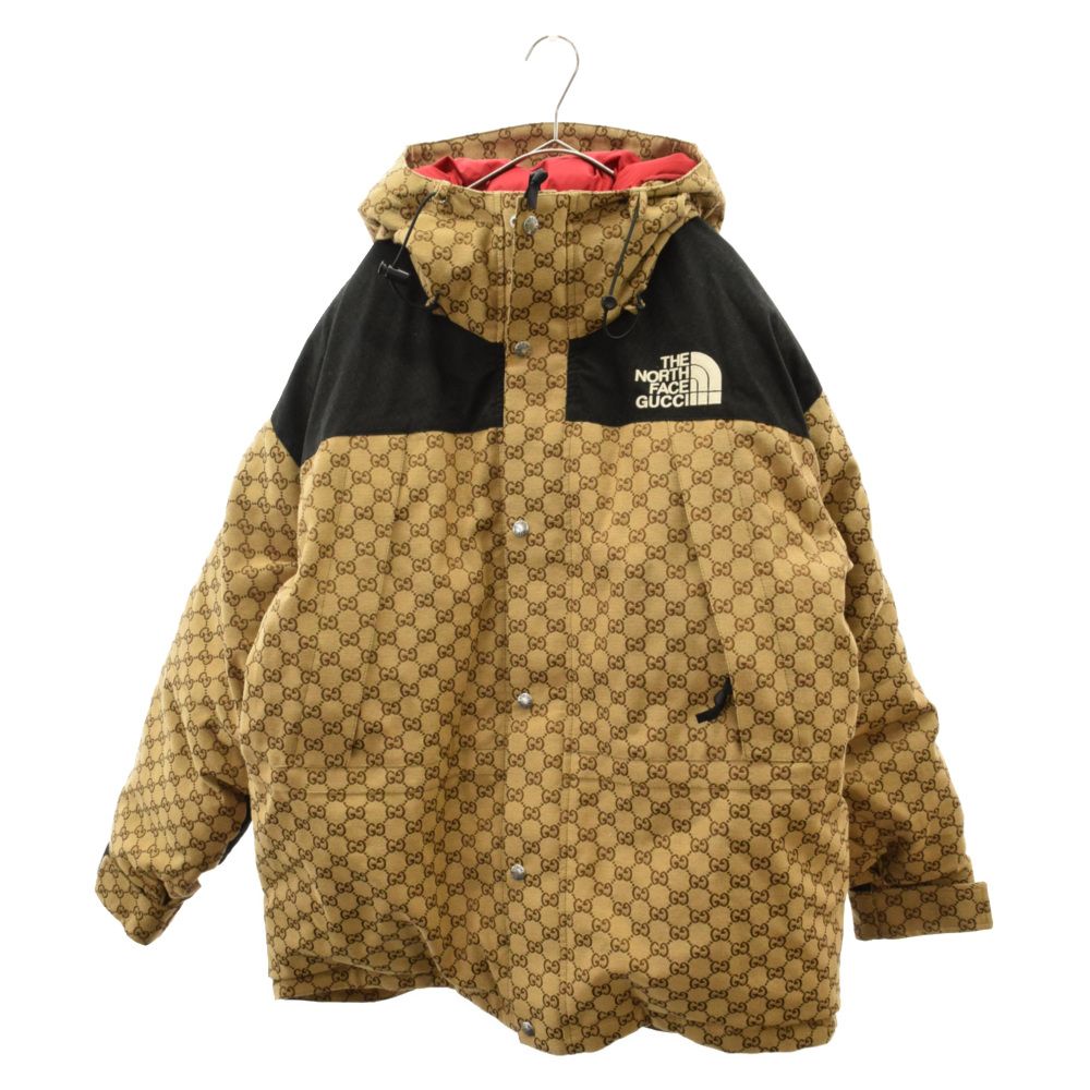 GUCCI (グッチ) 21AW×The North Face GGキャンバス ダウンジャケット 