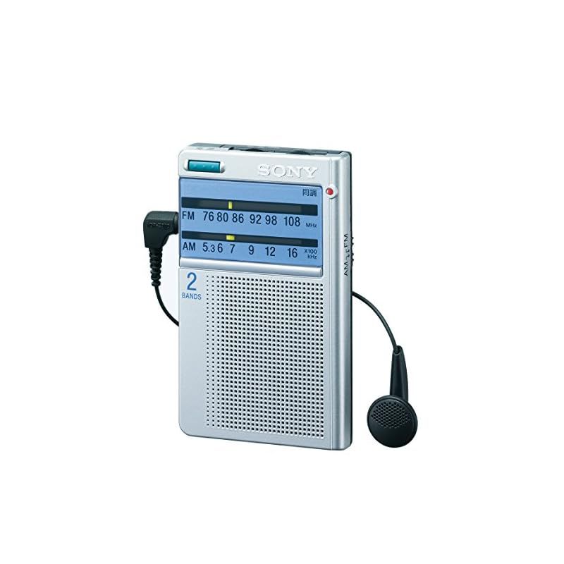ソニー ポケッタブルラジオ 名刺サイズ FM AM ワイドFM対応 ダイヤル選局 ICF-T46 0