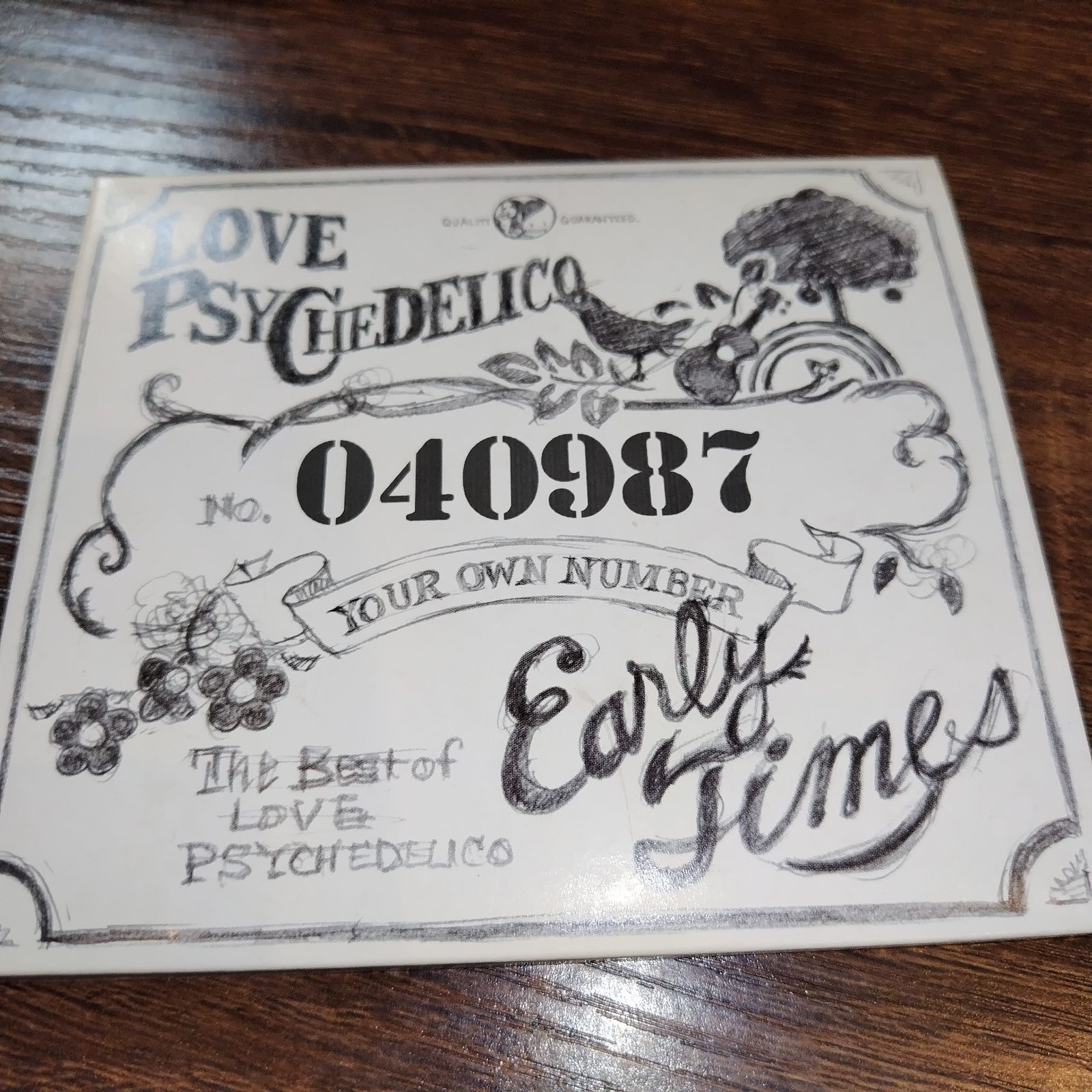 LOVE PSYCHEDELICO「EARLY TIMES The Best of LOVE PSYCHEDELICO