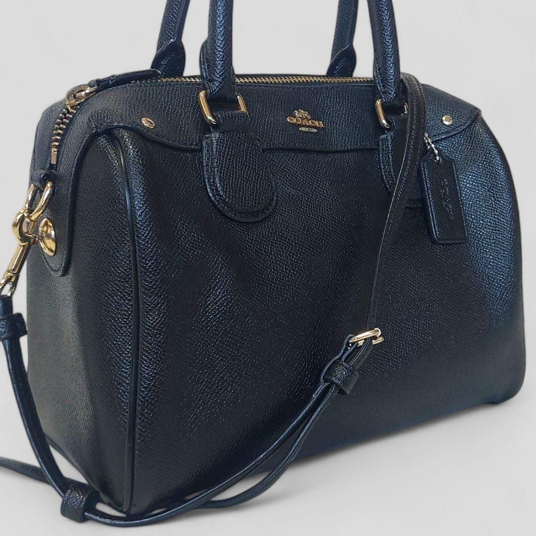 美品 COACH コーチ 2way ショルダーバッグ ベネット ミニサッチェル  