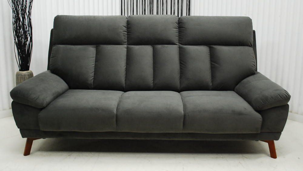 アウトレット 現品限り 一部送料無料 大 ♥ ハイバッグソファー ラグジュアリーモダン ファブリック ダークグレイ リラックス空間 230913-スコット3P WWW_OLIVIERBERNSTEIN_COM