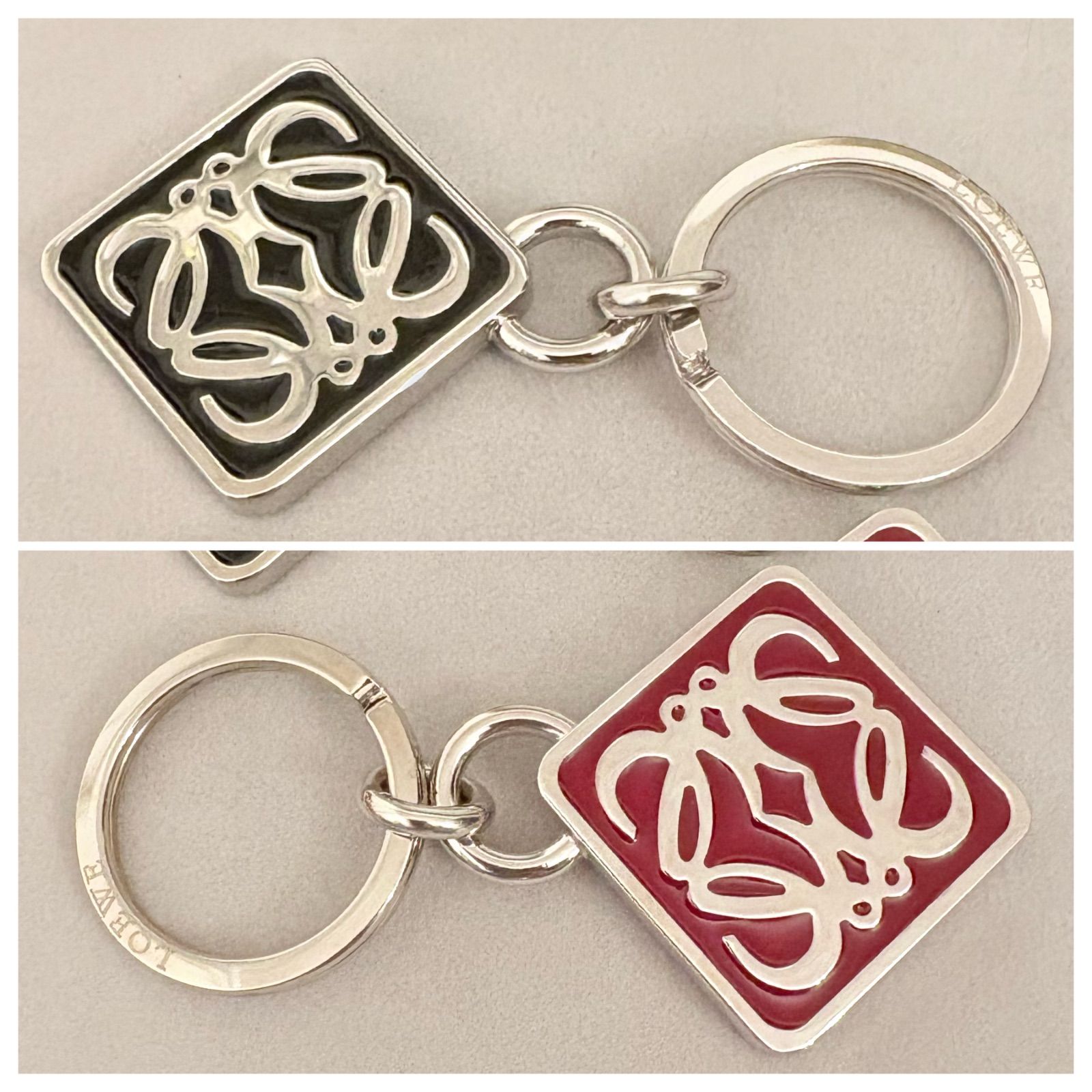 ロエベ アナグラム キーリング キーホルダー ヴィンテージ