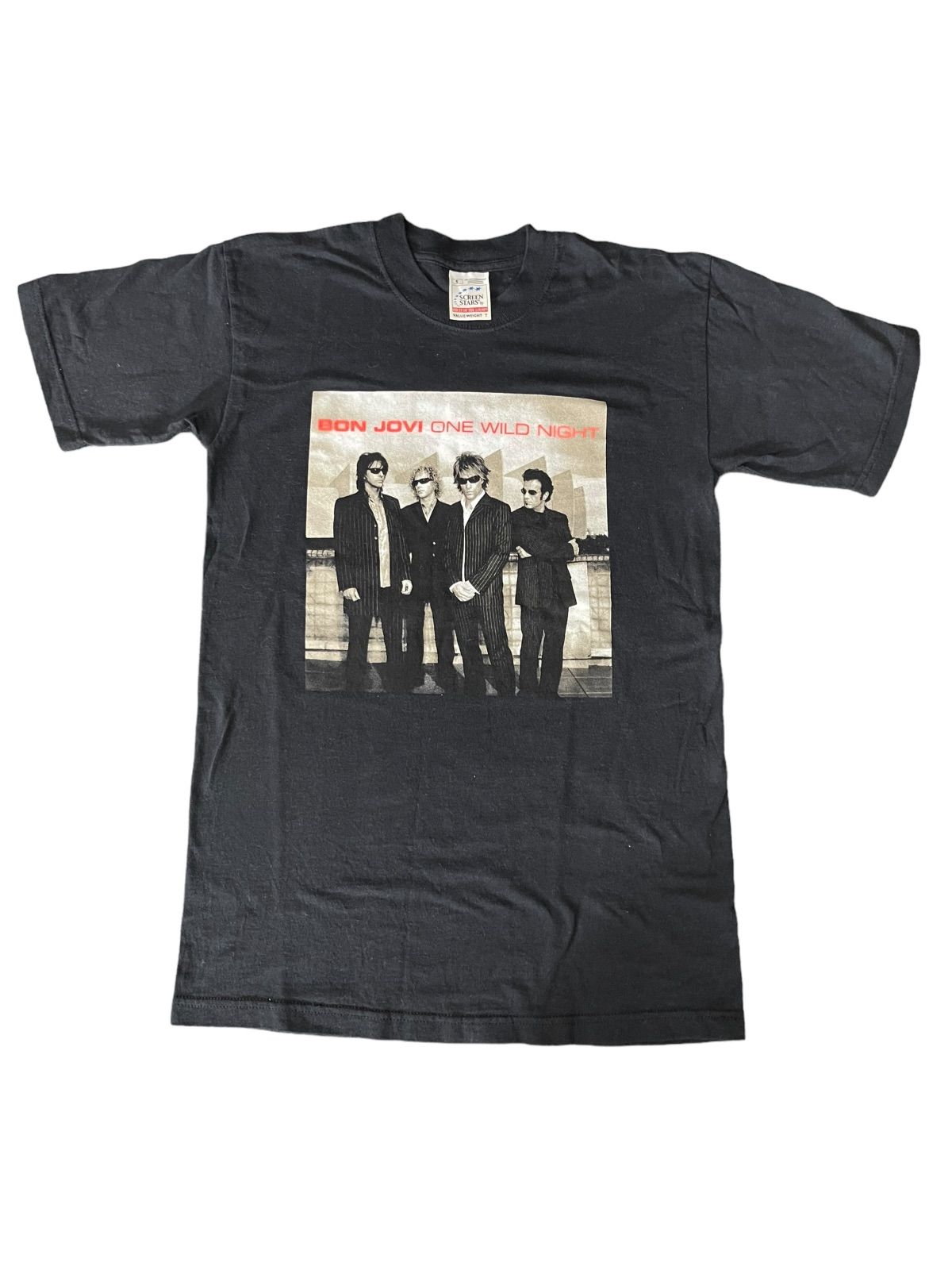 【未着用】BON JOVI Tシャツ One Wild Night Lサイズ ビンテージ ボン・ジョヴィ「ワン・ワイルド・ナイト」Tシャツ